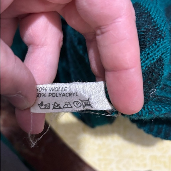 Vintage Mäser  Green Crewneck Geometric Sweater - Picture 10 of 10